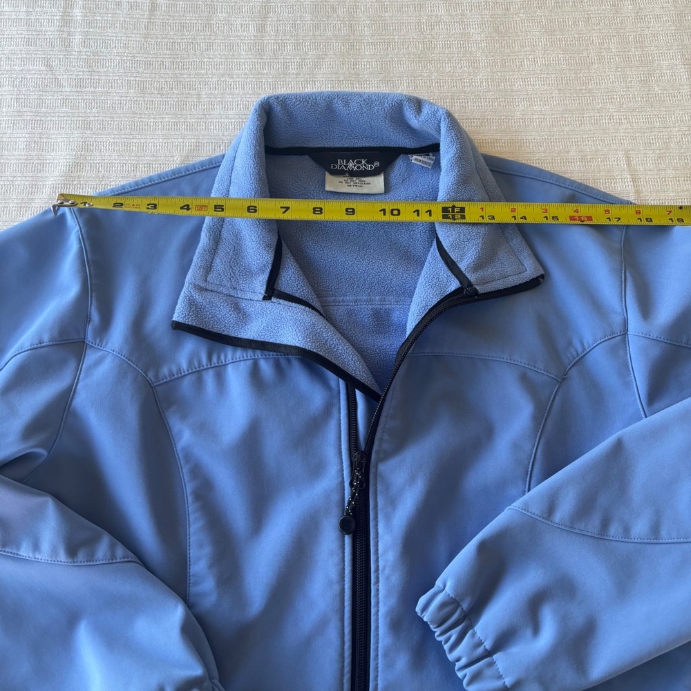 Black Diamond Womens Softshell Fleece Lined Jacket Periwinkle Blue Large 187510 - Picture 8 of 10